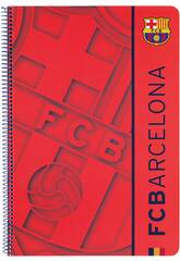 Libreta Folio Tapas Duras 80 h. FCB 2ª Equipacion