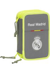 Plumier Triple 41 Pièces Real Madrid Grey