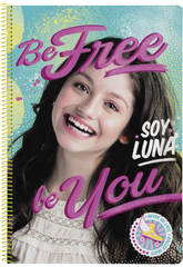Cahier Folio Rev�tement Rigide 80 Feuilles Soy Luna Be Free