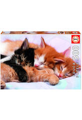 Puzzle 500 Gatitos 48x34 cm EDUCA 17087