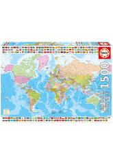 Puzzle 1500 Carte du Monde