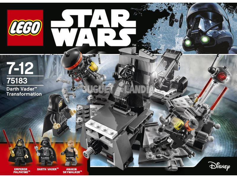 Lego Star Wars Transformación Darth Vader 75183