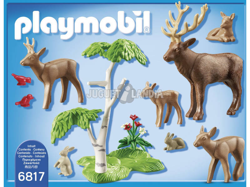 Playmobil Familia de Ciervos 6817