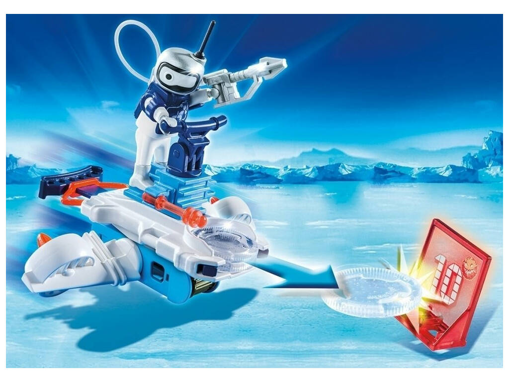 Playmobil Ice-Robot con Space-Jet Lanciadischi 6833