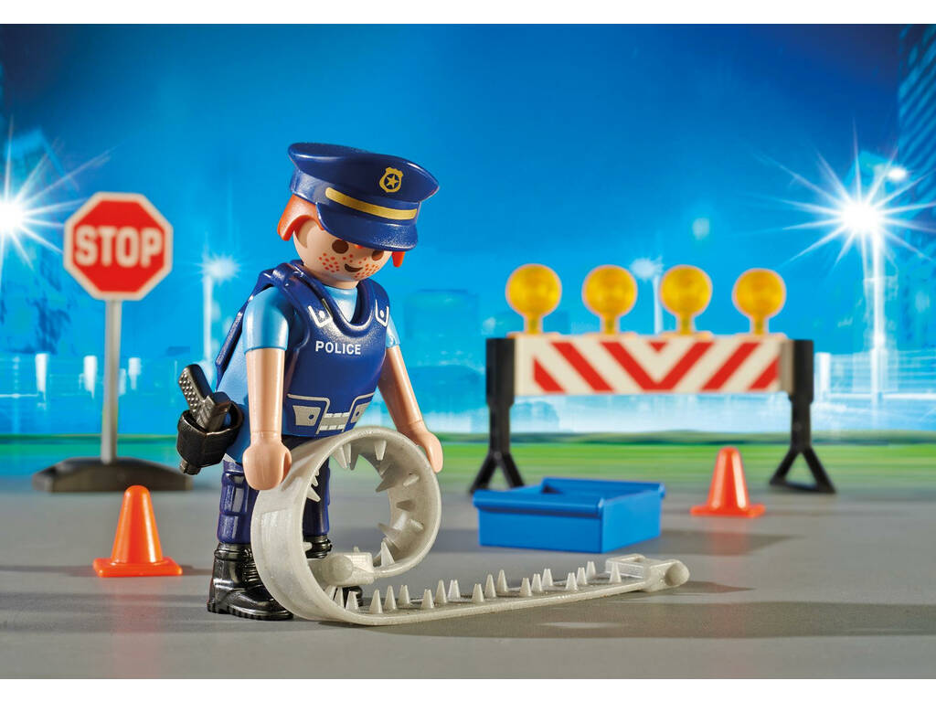 Playmobil Posto di Blocco della Polizia 6924