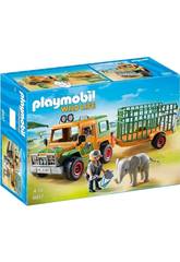 Cami�o Playmobil com Elefante 6937