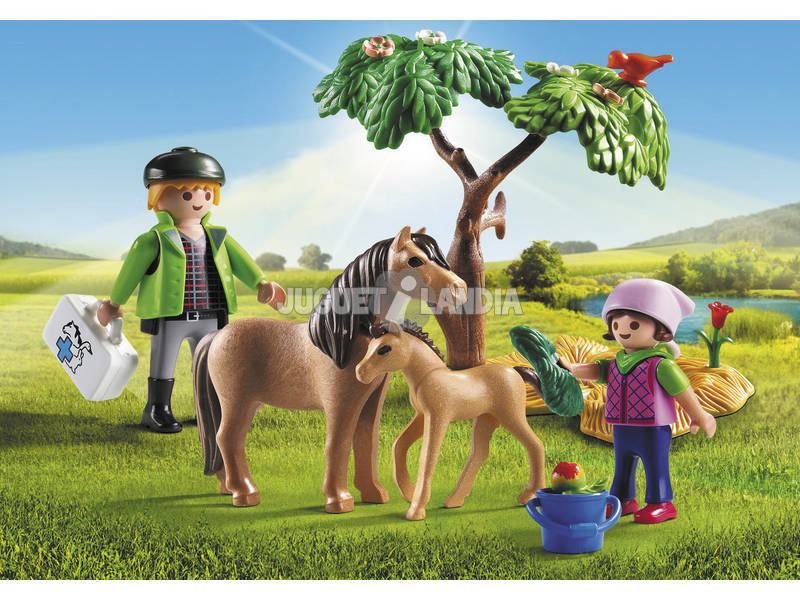 Playmobil Tierarzt mit Ponys 6949