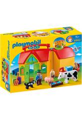 Playmobil 1,2,3 Farm Briefcase