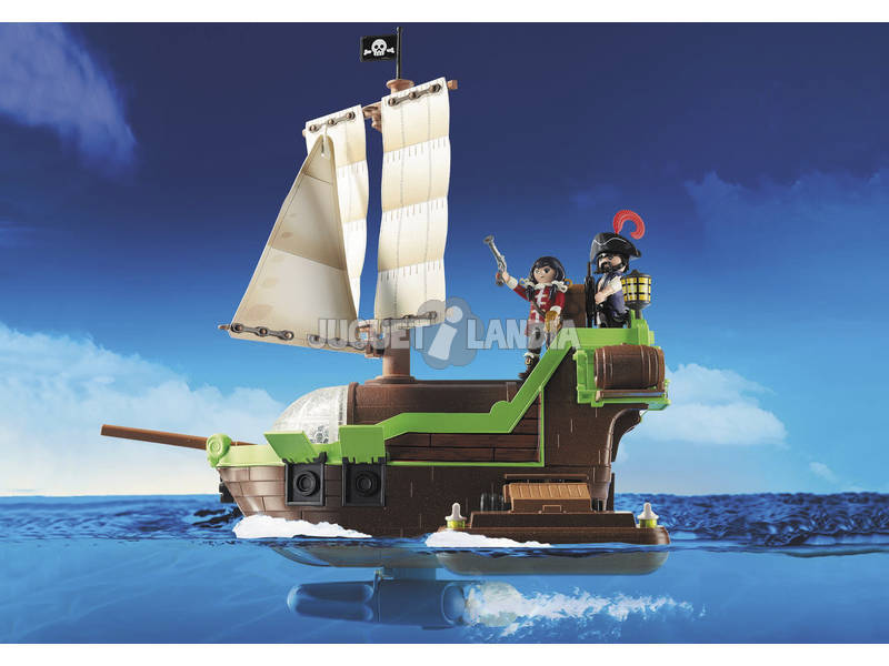 Playmobil Pirate Ship Chameleon com Ruby 9000