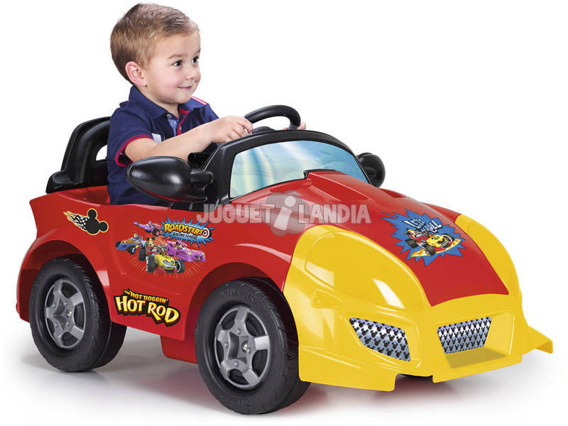 Carro 6v Mickey and The Roadster Racers