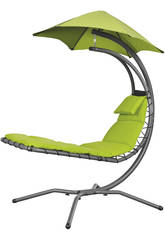 Tumbona Suspendida Nest Move - Color Verde Poolstar GD-NESTMV-VE 