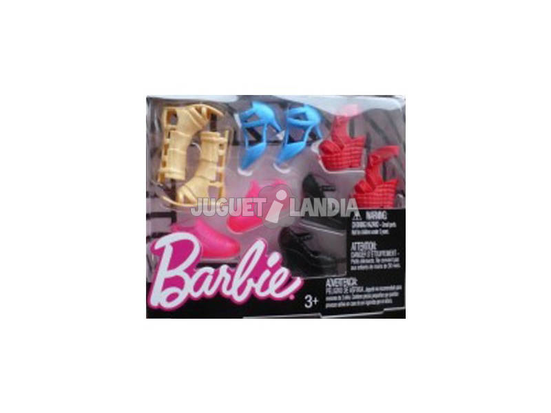 Barbie Pack Scarpe Mattel FCR91
