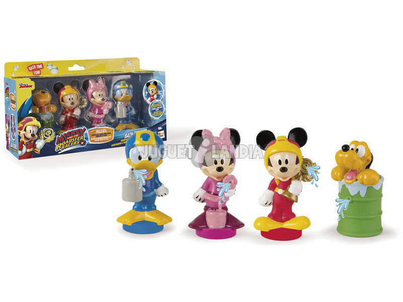 Mickey et Ses Pilotes 4 figurines de Bain