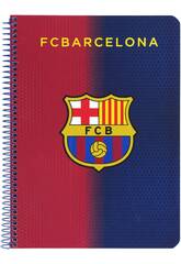 Quaderno Copertina Rigida 80 fogli F.C. Barcelona Ufficiale