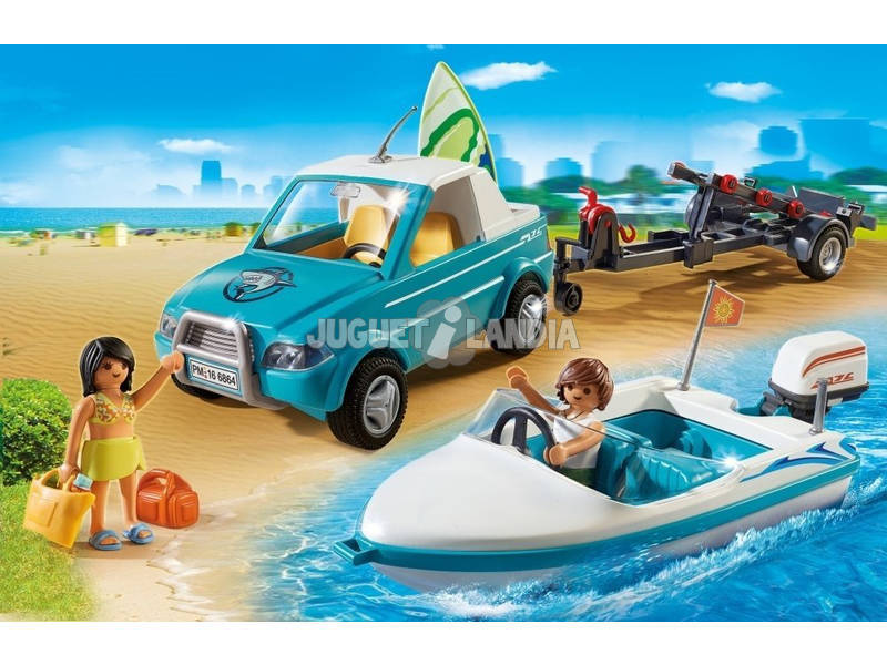 Playmobil Abholung mit Boot