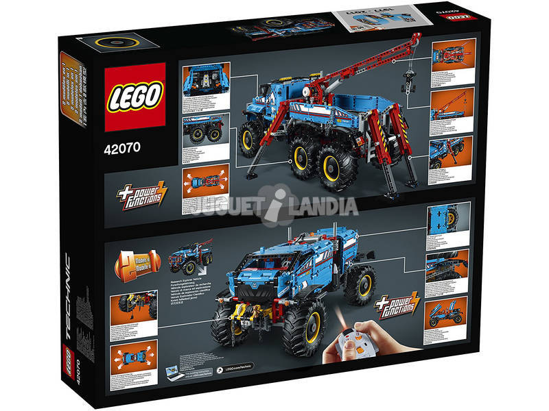 Lego Technic Camion Autogrú 6x6 42070