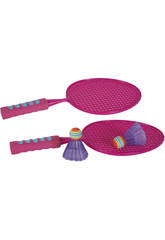 Set Racchette Badminton con 2 Volani