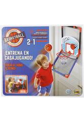 Canestro Basket 2 in 1 con Palla 13,5 cm 