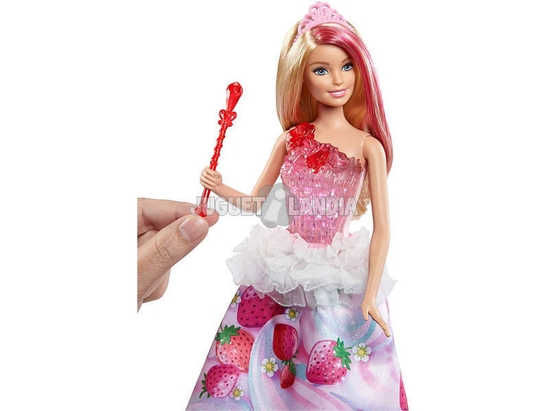 Barbie Princesa Destellos Dulces Mattel DYX28