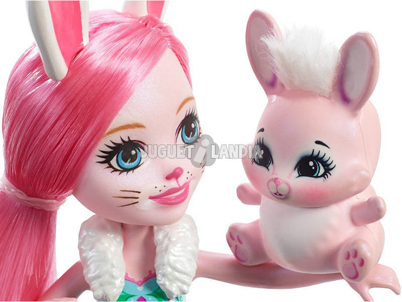 Bambola Enchantimals Bree Il Coniglio con Cucciolo Mattel