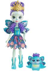 Enchantimals Mu�eca y Mascota Pavo Real Mattel DYC76