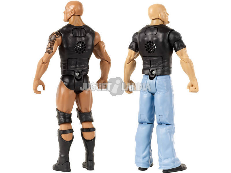 WWE Pack 2 Figuras Tough Talkers 15 cm.