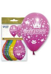 Aufblasbare Ballons Gold Prinzessin GWolflandia