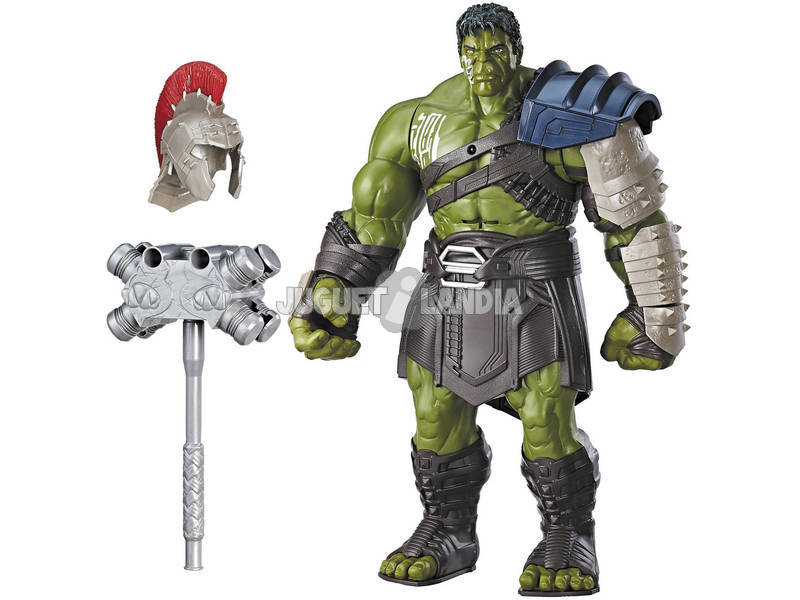 Figurine 34 cm Hulk Gladiateur Interactif Thor Ragnarok Hasbro B9971105 