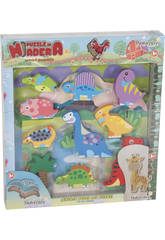 Puzzle en Bois Dinosaures 10 Pi�ces