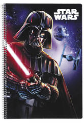 Cahier Couvertures Rigides Star Wars 80 Feuilles Safta 511701066