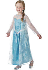 D�guisement Fille La Reine des Neiges Elsa Deluxe T-M Rubies 630574-M