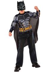Disfraz Ni�o Batman Con M�scara y Pecho Musculoso Rubies 34071