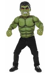 Kostüm Kind Hulk Brust mit Maske