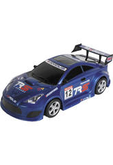 Voiture à Friction Super Racing 44 cm Bleu Famous 12