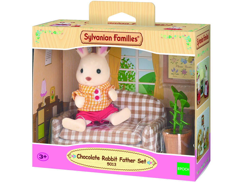 Sylvanian Families Schokoladen-Kaninchen-Set Papa-Epoche, sich 5013 vorzustellen