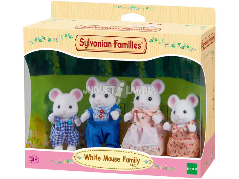 Sylvanian Families Família Ratos Brancos Epoch Para Imaginar 4121