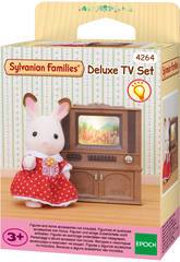 Sylvanian Families Télévision Couleur avec Meuble Epoch Pour Imaginer 4264