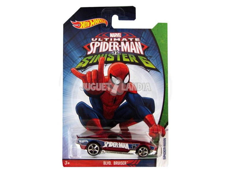 Hot Wheels Vehículos Spiderman