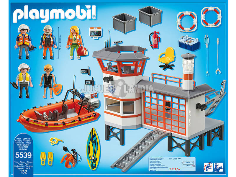  Playmobil Approdo della Guardia Costiera con Faro