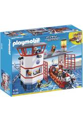  Playmobil Approdo della Guardia Costiera con Faro