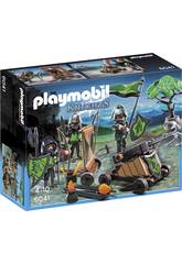 Playmobil Cavaleiros do Lobo com Catapulta 
