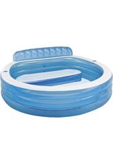 Piscina insuflável Family Lounge 224x216x76cm Intex 57190