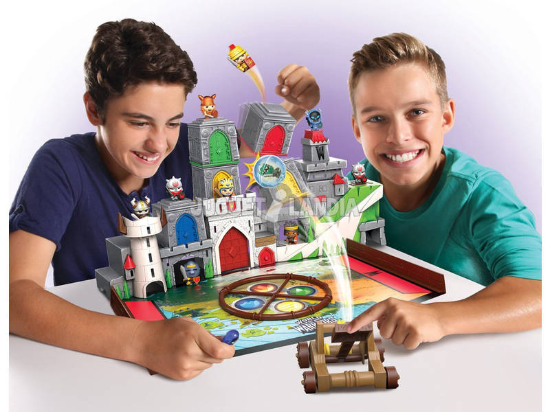 World of Warriors La Forteresse Playset + 2 Figurines