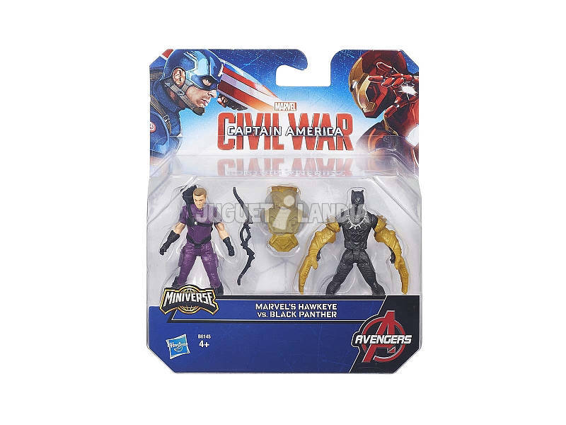 Capitán América Pack 2 Figur 6 cm Civil War