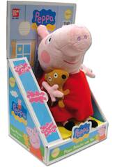 Peluche com Voz Peppa Pig 24cm Bandai 84255
