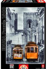 Quebra-cabeas 1500 Barrio da Alfama, Lisboa Educa 16311