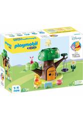 Playmobil 1,2,3 Disney Winnie The Pooh y Piglet Casa del Arbol de Playmobil 71316
