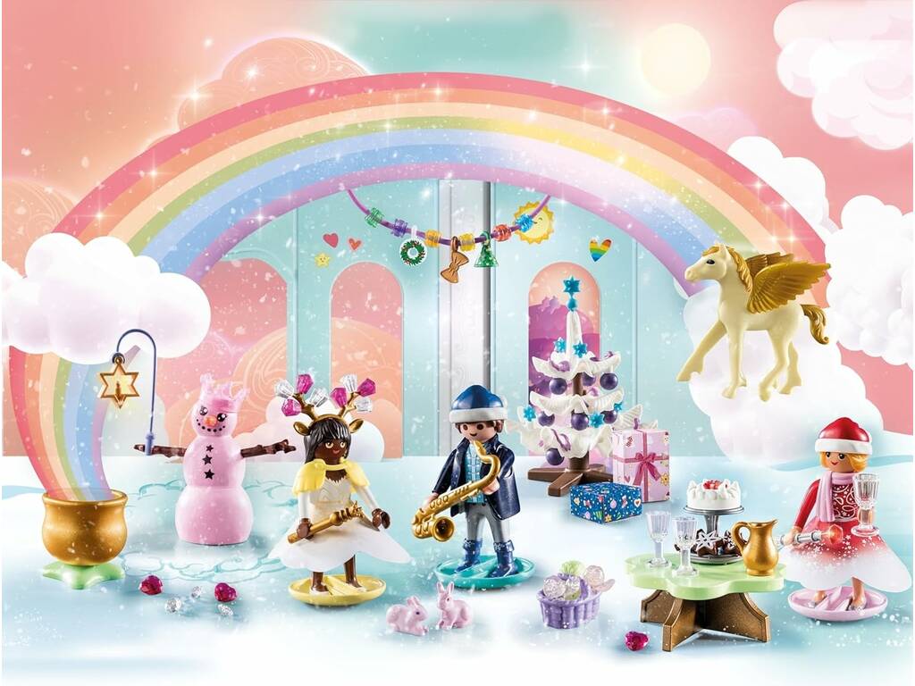 Playmobil Calendário de Advento Arcoíris de Natal 71348