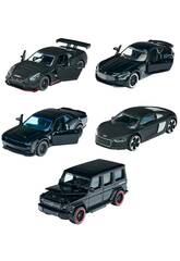 Majorette Pack Black Edition con 5 Coches de Lujo