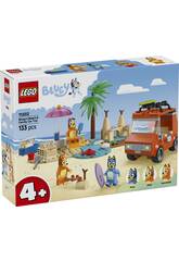 Lego Bluey Excursão Familiar à Praia de Bluey